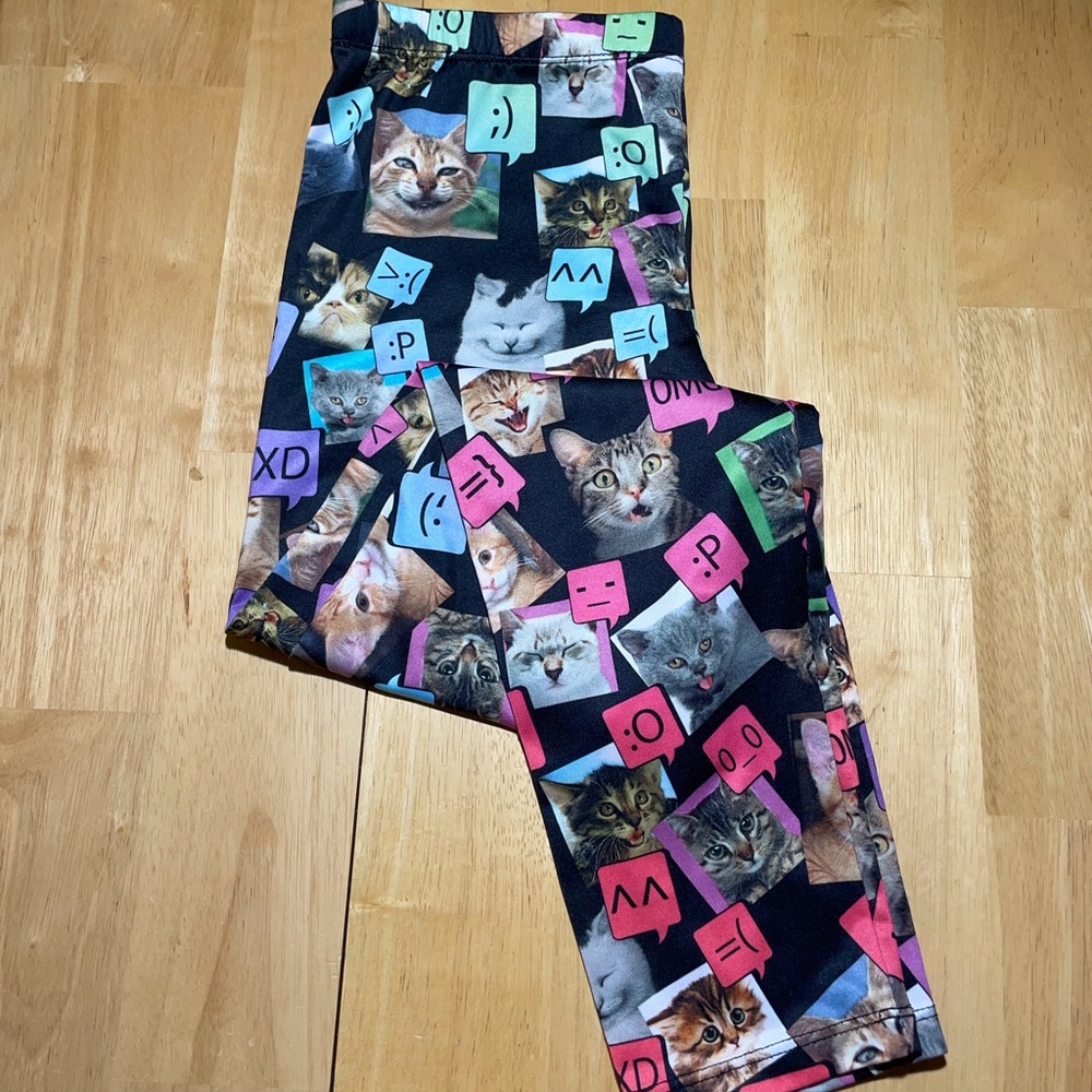 L.O.L. Vintage Girls Kitty Leggings